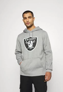 Nike Performance NFL LAS VEGAS RAIDERS PRIME LOGO THERMA HOODIE - Vereinsmannschaften - Dark Grey Heather | Herren