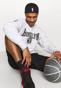 Nike Performance Herren NBA BROOKLYN NETS CREWNECK - Vereinsmannschaften - Birch Heather/white/black -Angebote Nike Store 9e1d4a28a731417c8567a5c53d733d19