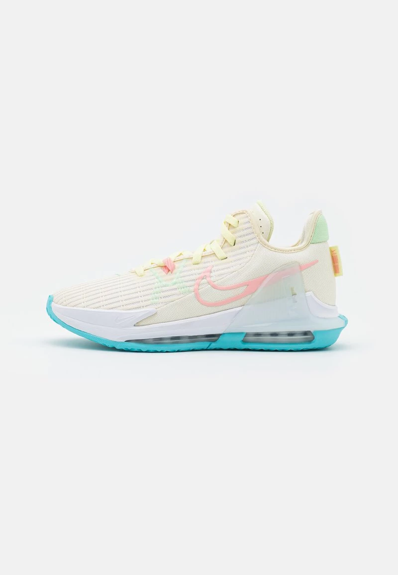 Nike Performance Herren LEBRON WITNESS VI - Basketballschuh - Coconut Milk/polarized Blue/vapor Green/citron Tint/bleached Coral/white 1 Nike Performance Herren LEBRON WITNESS VI - Basketballschuh - Coconut Milk/polarized Blue/vapor Green/citron Tint/bleached Coral/white