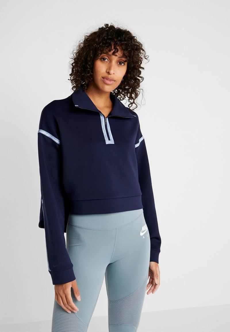 Nike Performance Damen CITY - Sweatshirt - Blackened Blue/coastal Blue 1 Nike Performance Damen CITY - Sweatshirt - Blackened Blue/coastal Blue
