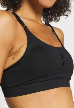 Nike Performance INDY YOGA ESSENTIALS BRA - Sport-BH Mit Leichter Stützkraft - Black/smoke Grey | Damen -Angebote Nike Store 9e5d1308f09241a9bdf3f5048e1c79e7