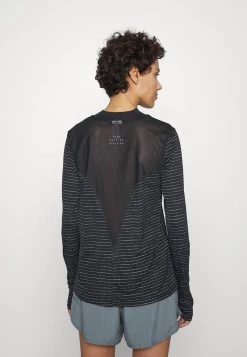 Nike Performance RUN - Langarmshirt - Black/atomic Orange | Damen -Angebote Nike Store 9e6af6f497fb45b79ab4228a0d3d7fb7