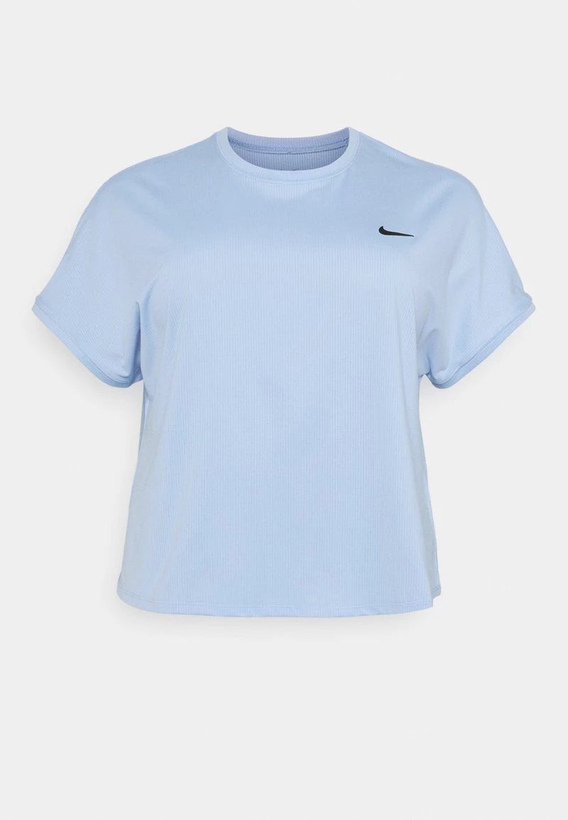 Nike Performance Damen PLUS - Sport T-shirt - Aluminum/black 1 Nike Performance Damen PLUS - Sport T-shirt - Aluminum/black