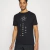 Nike Performance Herren TEE RUN DIVISION - T-Shirt Print - Black