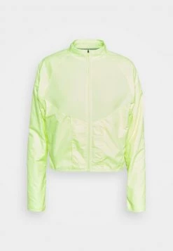 Nike Performance Damen RUN MID - Fleecejacke - Barely Volt/gold/black -Angebote Nike Store 9ece39ff9b38483bafefc3c310da4481