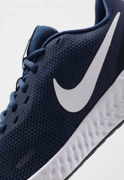 Nike Performance Herren REVOLUTION 5 - Laufschuh Neutral - Midnight Navy/white/dark Obsidian -Angebote Nike Store 9ef89bb7fb8e46f896c8ee2bea0beb48
