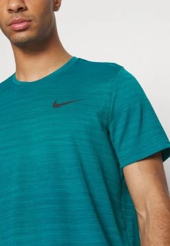 Nike Performance Herren SUPERSET - Sport T-shirt - Bright Spruce/black -Angebote Nike Store 9f118f9a36464acc90fc8c9a73ad9e00
