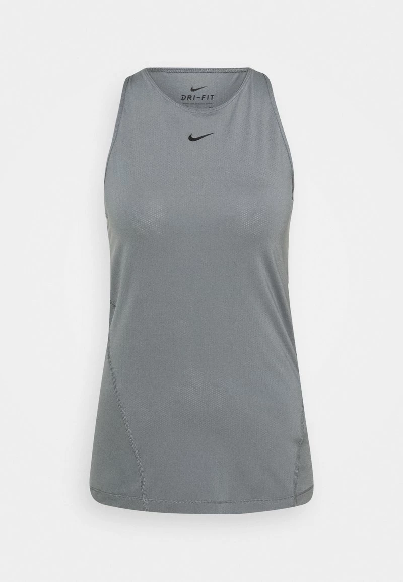 Nike Performance Damen TANK ALL OVER - Sport T-shirt - Smoke Grey/black 4 Nike Performance Damen TANK ALL OVER - Sport T-shirt - Smoke Grey/black – Bild 4