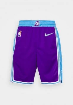 Nike Performance Herren NBA LOS ANGELES LAKERS MOMENTS MIXTAPE SWINGMAN SHORT - Kurze Sporthose - Field Purple/coast