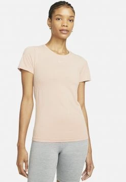 Nike Performance Damen AURA SLIM - Sport T-shirt - Pink
