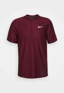 Nike Performance Herren T-Shirt Basic - Dark Beetroot/white