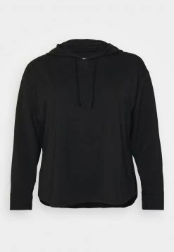 Nike Performance Damen HOODIE PLUS - Kapuzenpullover - Black/iron Grey