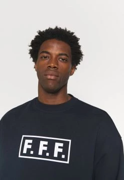 Nike Performance Herren FRANKREICH FFF QUEST CREW - Sweatshirt - Dark Obsidian/white -Angebote Nike Store a0b922c86b5b465c9e46c35c3a34f676