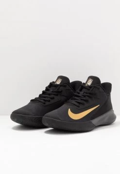 Nike Performance Herren PRECISION 4 - Basketballschuh - Black/metallic Gold/dark Smoke Grey -Angebote Nike Store a18a125b2a184ed1a64ddda0111c3623