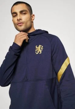 Nike Performance CHELSEA LONDON TRAVEL HOODIE - Langarmshirt - Blackened Blue | Herren -Angebote Nike Store a1a3aaa609934efcaaf6ac4d40a349a3