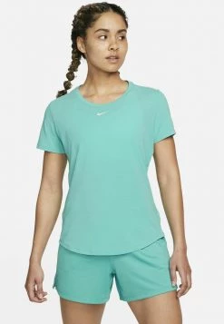 Nike Performance Damen ONE LUXE - T-Shirt Basic - Washed Teal