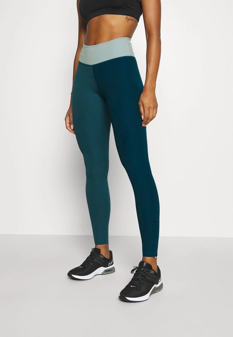 Nike Performance Damen ONE LUXE - Tights - Dark Teal Green 1 Nike Performance Damen ONE LUXE - Tights - Dark Teal Green