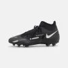 Nike Performance Unisex PHANTOM CLUB DYNAMIC FIT FG/MG - Fußballschuh Multinocken - Black/metallic Silver/dark Grey