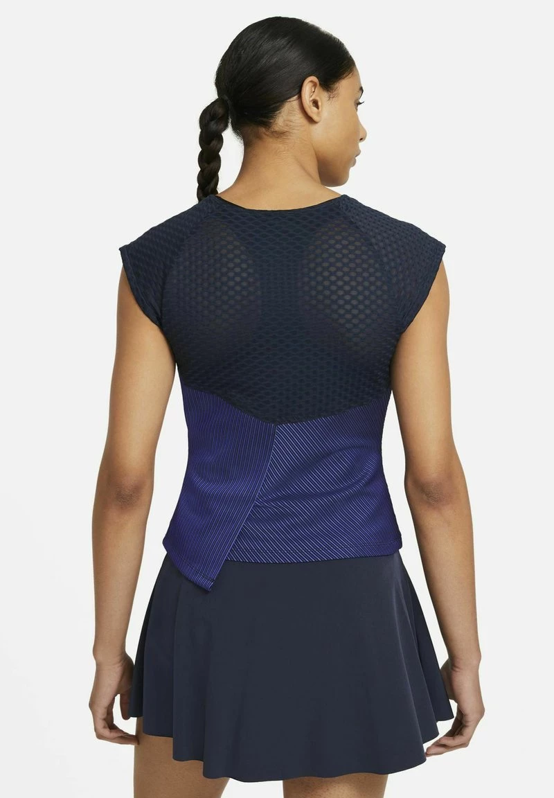 Nike Performance COURT DRI-FIT ADV SLAM TENNISOBERTEIL - Top - Obsidian/white | Damen 3 Nike Performance COURT DRI-FIT ADV SLAM TENNISOBERTEIL - Top - Obsidian/white | Damen – Bild 3