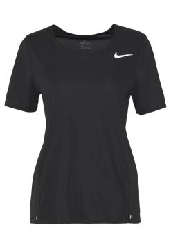 Nike Performance Damen CITY SLEEK - T-Shirt Print - Black/reflective Silver -Angebote Nike Store a2fd1d3353c0404db6af0f410a52a5b1