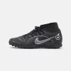 Nike Performance Herren MERCURIAL 8 CLUB TF - Fußballschuh Multinocken - Black/metallic Silver/medium Ash