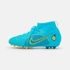Nike Performance MERCURIAL JR 8 ACADEMY AG UNISEX - Fußballschuh Nocken - Chlorine Blue/laser Orange/marina