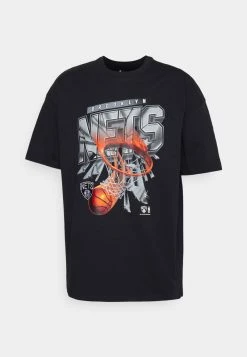 Nike Performance Herren NBA BROOKLYN NETS SHATTERED TEE - NBA-Trikot - Black
