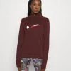 Nike Performance Damen RUN - Langarmshirt - Bronze Eclipse/redstone/silver/white