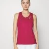 Nike Performance RACE SINGLET - Top - Mystic Hibiscus/reflective Silver | Damen