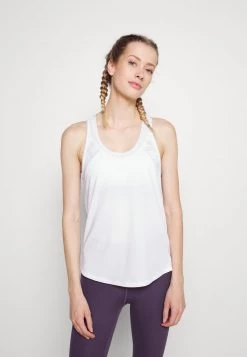 Nike Performance Damen ONE LUXE - Top - White/silver