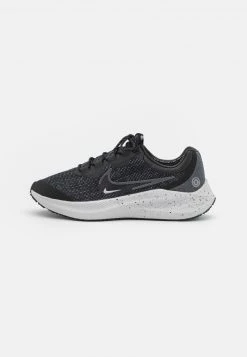 Nike Performance Herren ZOOM WINFLO 8 SHIELD - Laufschuh Neutral - Black/iron Grey/metallic Silver/thunder Blue/light Smoke Grey/photon Dust
