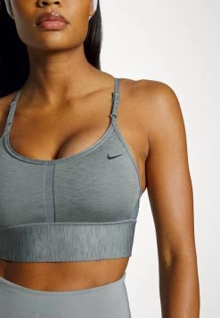 Nike Performance INDY BRA - Sport-BH Mit Mittlerer Stützkraft - Smoke Grey/pure/black | Damen -Angebote Nike Store a4fc6ab73c33420e90bb59fa843bd1ea