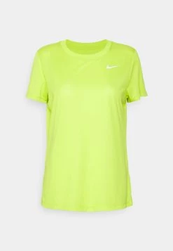 Nike Performance Damen DRY TEE CREW - Sport T-shirt - Atomic Green/white -Angebote Nike Store a580cf0f76d64b5f8ca8af732a5e7e9d