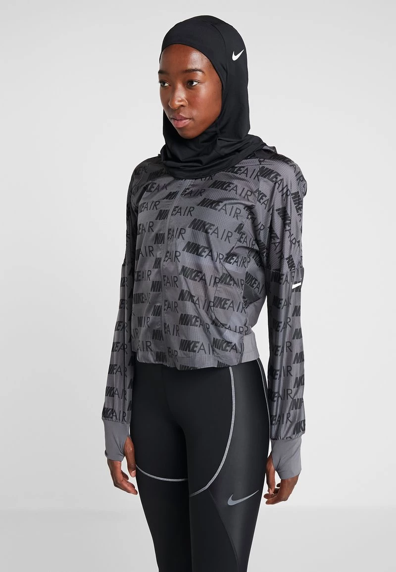 Nike Performance Damen PRO HIJAB - Kopftuch - Black/white 1 Nike Performance Damen PRO HIJAB - Kopftuch - Black/white