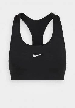 Nike Performance BRA - Sport-BH Mit Mittlerer Stützkraft - Black/white | Damen -Angebote Nike Store a6326aebadaf431580fe6dbc2273da6d