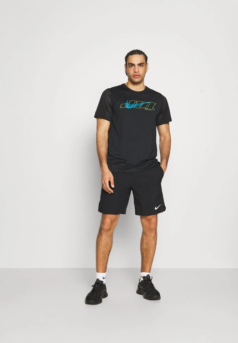 Nike Performance Herren M NK SS SC - T-Shirt Print - Black/green Abyss 2 Nike Performance Herren M NK SS SC - T-Shirt Print - Black/green Abyss – Bild 2