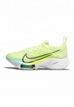 Nike Performance Damen ZOOM NEXT - Laufschuh Wettkampf - Barely Volt Volt Aurora Green Black