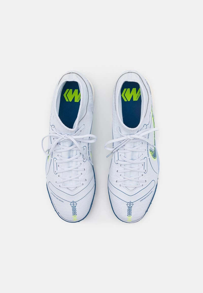 Nike Performance Herren MERCURIAL 8 ACADEMY TF - Fußballschuh Multinocken - Football Grey/dark Marina Blue 4 Nike Performance Herren MERCURIAL 8 ACADEMY TF - Fußballschuh Multinocken - Football Grey/dark Marina Blue – Bild 4