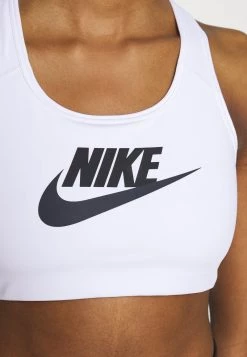 Nike Performance FUTURA - Sport-BH Mit Mittlerer Stützkraft - White/black | Damen -Angebote Nike Store a6e7f1b756574abebfb0445fc31e3530