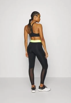 Nike Performance Damen 365 - Tights - Black/yellow -Angebote Nike Store a6f81a5d9a414b67a4bb9a352c1f6383