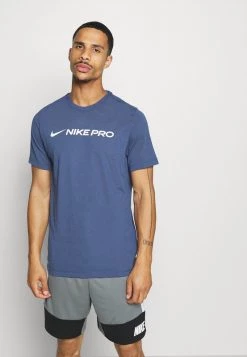 Nike Performance Herren DRY TEE PRO - T-Shirt Print - Mystic Navy