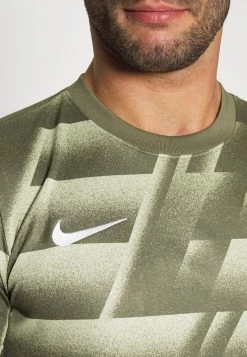 Nike Performance Herren LIBERO - Sport T-shirt - Medium Olive/black/white -Angebote Nike Store a7b93d7c8f7f46399a36c9137157727a