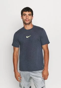 Nike Performance Herren DFADV - T-Shirt Print - Obsidian/volt