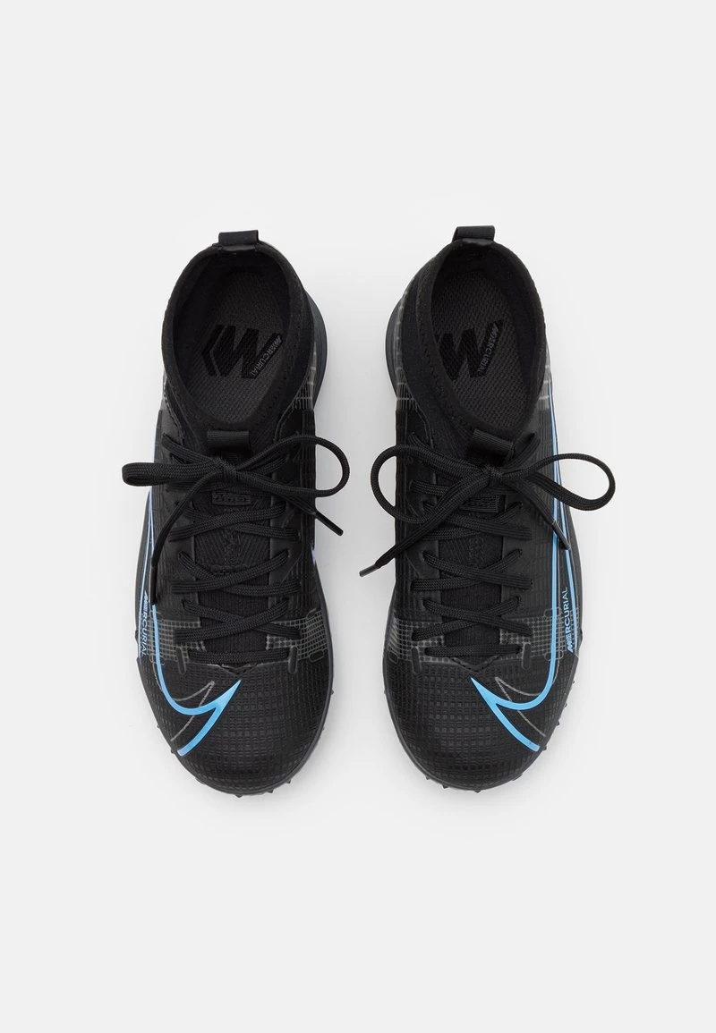Nike Performance MERCURIAL 8 ACADEMY TF UNISEX - Fußballschuh Multinocken - Black/iron Grey 4 Nike Performance MERCURIAL 8 ACADEMY TF UNISEX - Fußballschuh Multinocken - Black/iron Grey – Bild 4