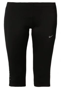 Nike Performance Damen TECH CAPRIS - Tights - Black/reflective Silver -Angebote Nike Store a912b58d30be4bafaefa4603b1acba52