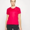 Nike Performance Damen RACE - Sport T-shirt - Mystic Hibiscus/reflective Silver