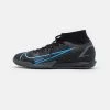 Nike Performance Herren MERCURIAL 8 ACADEMY IC - Fußballschuh Halle - Black/iron Grey/black