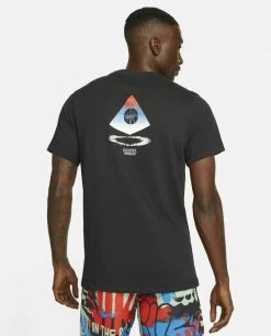 Nike Performance KYRIE LOGO - Sport T-shirt - Black | Herren -Angebote Nike Store aa2228fd844f41a9b9333bce6ef8c2d3