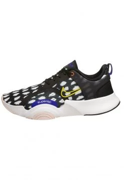 Nike Performance Herren SUPERREP GO - Sneaker Low - Black/yellow Strike/white/racer Blue