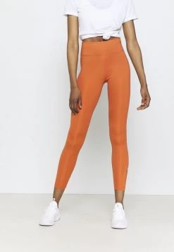 Nike Performance Damen NIKE ONE 7/8 - Tights - Light Sienna/white